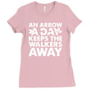 an arrow a day zombie dary Ladies Fitted T-Shirt