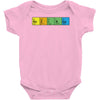 bazinga periodic table funny funny birthday present gift Baby Onesie