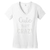 cute but crazy Women's V-Neck T-Shirt