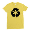 save planet earth Ladies Fitted T-Shirt