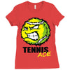 pro tennis ball Ladies Fitted T-Shirt