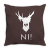 knights who say ni Throw Pillow