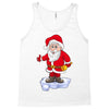 father christmas ringing xmas bells santa Tank Top