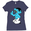 tobias smurf Ladies Fitted T-Shirt