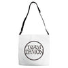 team damon salvatore (6) Adjustable Strap Totes