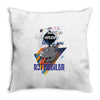 who loves rotweiller Throw Pillow