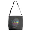 between the eyes Adjustable Strap Totes