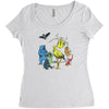 friendly beasts Women's Triblend Scoop T-shirt