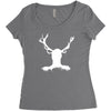 hannibal   stag Women's Triblend Scoop T-shirt
