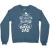 You Cant Scare Me I am Biker Dad Crewneck Sweatshirt