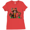 rocket around the Ladies Fitted T-Shirt