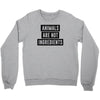 animals are not ingredients Crewneck Sweatshirt