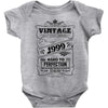 Vintage Aged To Perfection 1999 Baby Onesie