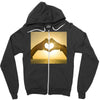 Heart Zipper Hoodie