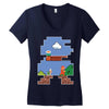 Mario Games Women's V-Neck T-Shirt
