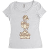 shrine of the silver monkey Women's Triblend Scoop T-shirt