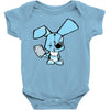 evil rabbit Baby Onesie