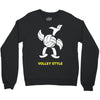 volleyball style sport funny gift present outdoor Crewneck Sweatshirt