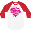 love (3) 3/4 Sleeve Shirt
