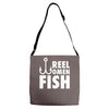 reel legend funn Adjustable Strap Totes