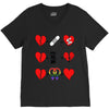 ls lesbian full heart V-Neck Tee