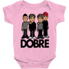 dobre twins dobre brother Baby Bodysuit
