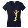 moo, i'm a goat Women's V-Neck T-Shirt