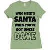 secret santa Ladies Fitted T-Shirt