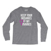 keep your rosaries off my ovaries Long Sleeve Shirts