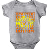 started from the bottom Baby Onesie