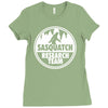 sasquatch research team Ladies Fitted T-Shirt