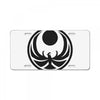 wing art License Plate