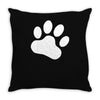 paw sticker vinyl decal Throw Pillow