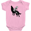Wolf And Human Baby Bodysuit