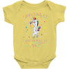 Unicorns are born in July Baby Onesie