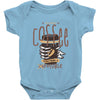 with enough coffee, everything is possible Baby Onesie