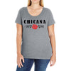 chicana Ladies Curvy T-Shirt