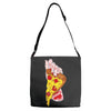 pizza slut Adjustable Strap Totes