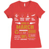 born march multitasking problem solving Ladies Fitted T-Shirt