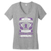 Never Underestimate The Strength Of A Gynecologic Cancer Warrior Women's V-Neck T-Shirt