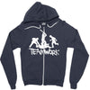teamwork   mens funny Zipper Hoodie