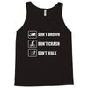 Don't drown crash walk Tee Swim Bike Run Triathle Tank Top
