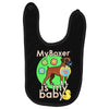 my boxer is my baby1 Baby Bibs