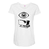 eye sleigh Maternity Scoop Neck T-shirt