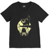 cat and bat halloween V-Neck Tee