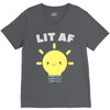 lit af kawaii light bulb V-Neck Tee