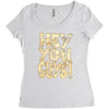 hey you guys Women's Triblend Scoop T-shirt