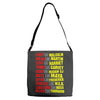 fight, dream, lead! Adjustable Strap Totes