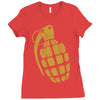 granate grenade waffe weapon krieg war pc game classic usa army Ladies Fitted T-Shirt