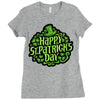 happy st. patrick's day Ladies Fitted T-Shirt